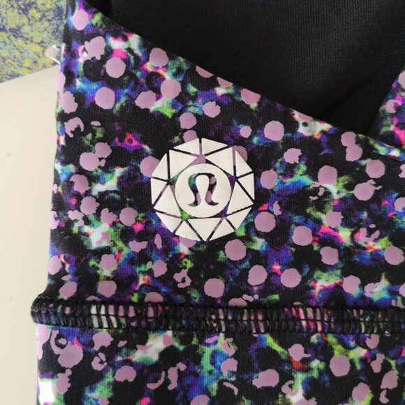 NWT LULULEMON SEAWHEEZE Multi Reflective Print B/C Cup All Sport Energy Bra 4 - Picture 5 of 6